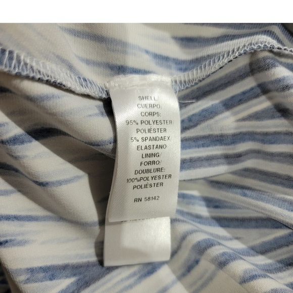 Maggy London Womans Blue Champaine Dress Fit Flare Pockets A-Line Short … - Picture 7 of 10